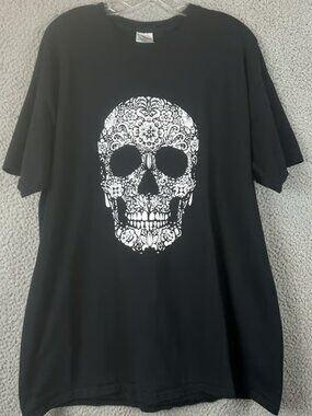 VTG Dia De Los Deftones Style T Shirt Size XL Chicano Culture Skull Vintage Soft